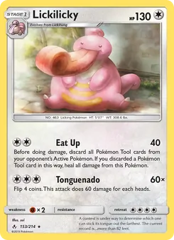 Lickilicky, Unbroken Bonds No. 153 Normal