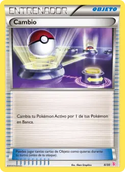 Cambio, Kit de Entrenador XY (Pikachu Enmascarada) Nº 4 Normal