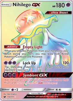 Nihilego GX, Crimson Invasion Nº 114 Normal