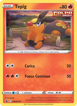 Tepig, SPSC Promo No. SWSH172 Normal