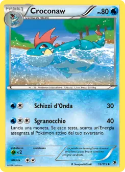 Croconaw, Forze Spettrali Nº 16 Normal