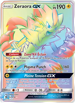 Zeraora GX, Tonnerre Perdu Nº 221 Normal