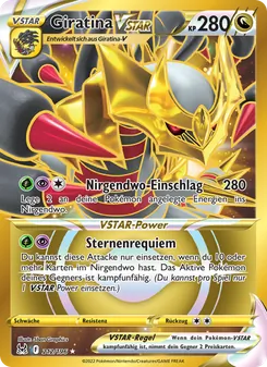 Giratina VSTAR, Verlorener Ursprung Nº 212 Holo
