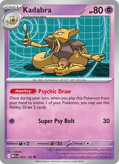Kadabra, Mega Evolution Nº 055 Normal