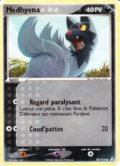 Medhyena, EX Fantômes Holon Nº 80 Normal
