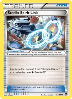 Steelix Spirit Link, Steam Siege Nº 106 Normal