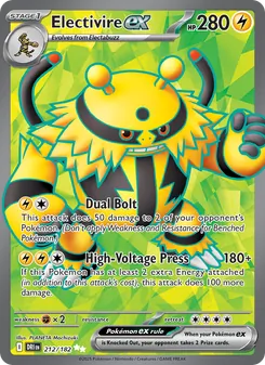 Electivire ex, Destined Rivals Nº 212 Holo