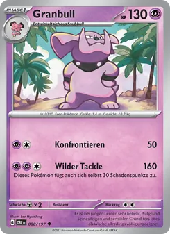 Granbull, Obsidian Flammen No. 088 Normal