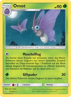 Omot, Kräfte im Einklang No. 11 Normal