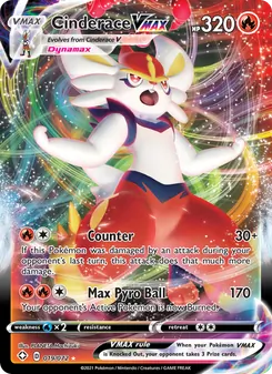 Cinderace VMAX, Shining Fates No. 19 Holo