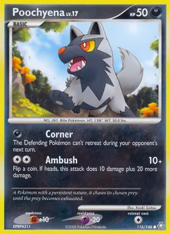Poochyena, Legends Awakened Nº 116 Normal
