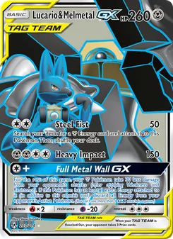 Lucario & Melmetal GX, Unbroken Bonds Nº 203 Normal