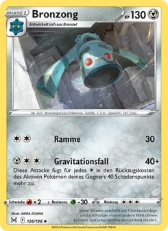 Bronzong, Verlorener Ursprung No. 126 Normal