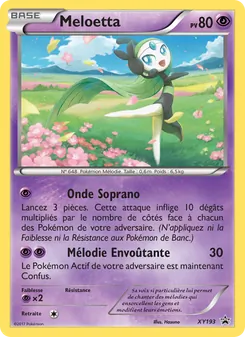 Meloetta, Promo XY No. XY193 Normal