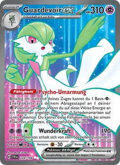 Guardevoir-ex, Karmesin & Purpur Nº 228 Holo