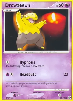 Drowzee, Great Encounters Nº 65 Normal