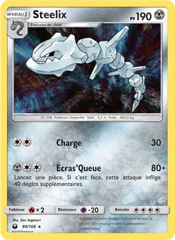 Steelix, Tempête Céleste Nº 89 Normal