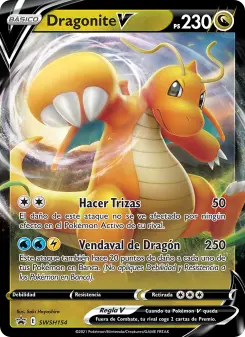 Dragonite V, Cartas de promoción ESES Nº SWSH154 Normal
