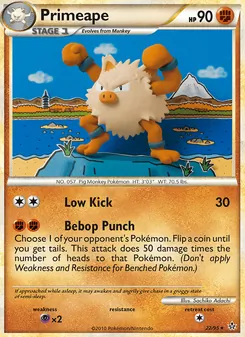 Primeape, Unleashed Nº 22 Normal
