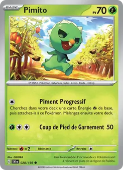 Pimito, Écarlate et Violet No. 028 Normal