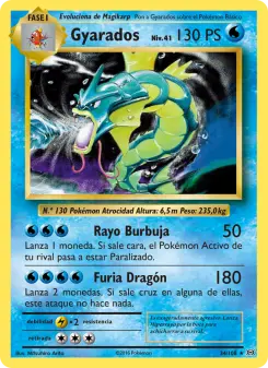 Gyarados, Evoluciones No. 34 Normal