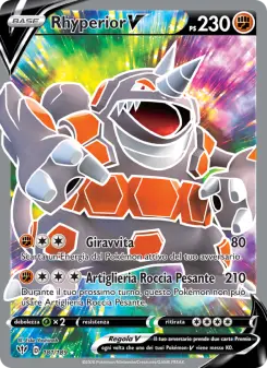 Rhyperior V, Fiamme Oscure Nº 181 Holo