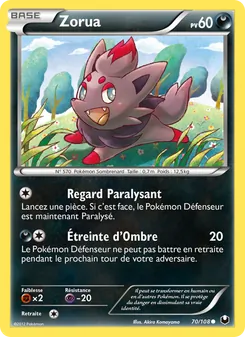 Zorua, Explorateurs Obscurs Nº 70 Normal