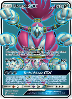 Hoopa GX, Teams Sind Trumpf Nº 166 Normal