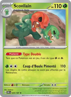 Scovilain, Flammes Obsidiennes No. 025 Holo