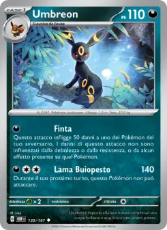 Umbreon, Ossidiana Infuocata No. 130 Normal