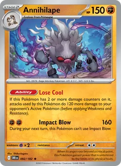 Annihilape, Destined Rivals No. 092 Holo