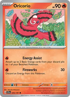 Oricorio, Surging Sparks No. 026
