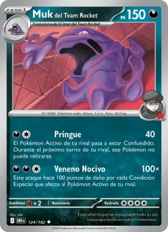 Muk del Team Rocket, Rivales Predestinados Nº 124 Normal