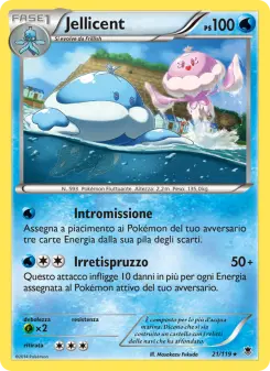 Jellicent, Forze Spettrali No. 21 Normal