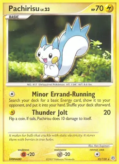 Pachirisu, Diamond & Pearl Nº 35 Normal