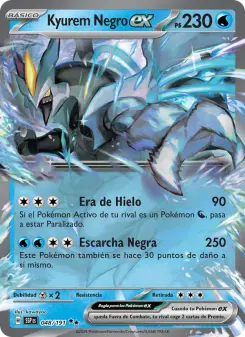 Kyurem Negro ex, Chispas Fulgurantes No. 048 Holo