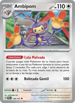 Ambipom, Mascarada Crepuscular Nº 138 Normal
