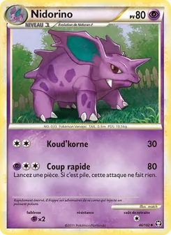 Nidorino, Triomphant No. 46 Normal