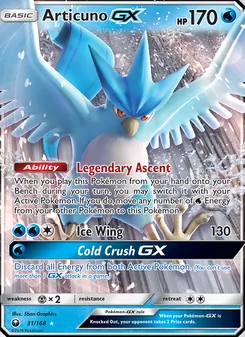 Articuno GX, Celestial Storm No. 31 Normal