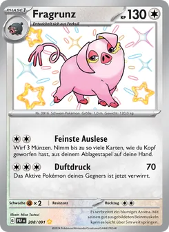 Fragrunz, Paldeas Schicksale No. 208 Holo