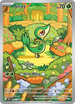 Snivy, Black Bolt No. 087 Holo