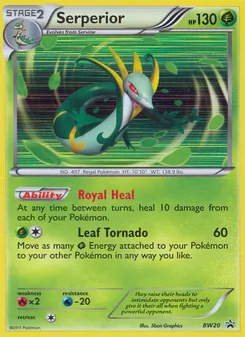 Serperior, BW Black Star Promos No. BW20 Normal