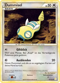 Dummisel, HeartGold SoulSilver Nº 41 Normal