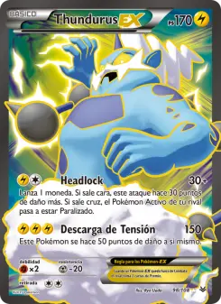 Thundurus EX, Cielos Rugientes No. 98 Normal