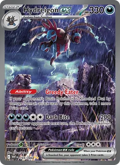 Hydreigon ex, White Flare No. 169 Holo