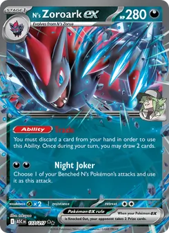 N's Zoroark ex, Ascended Heroes Nº 137 Holo