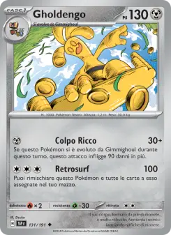 Gholdengo, Scintille Folgoranti Nº 131 Normal