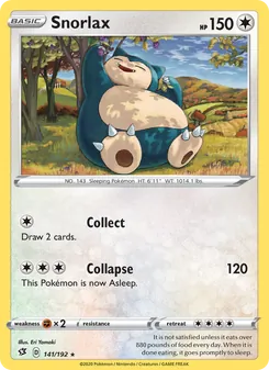 Snorlax, Rebel Clash No. 141 Normal