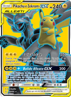 Pikachu e Zekrom GX, Gioco di Squadra Nº 162 Normal