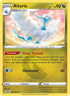Altaria, Évolution Céleste Nº 106 Normal